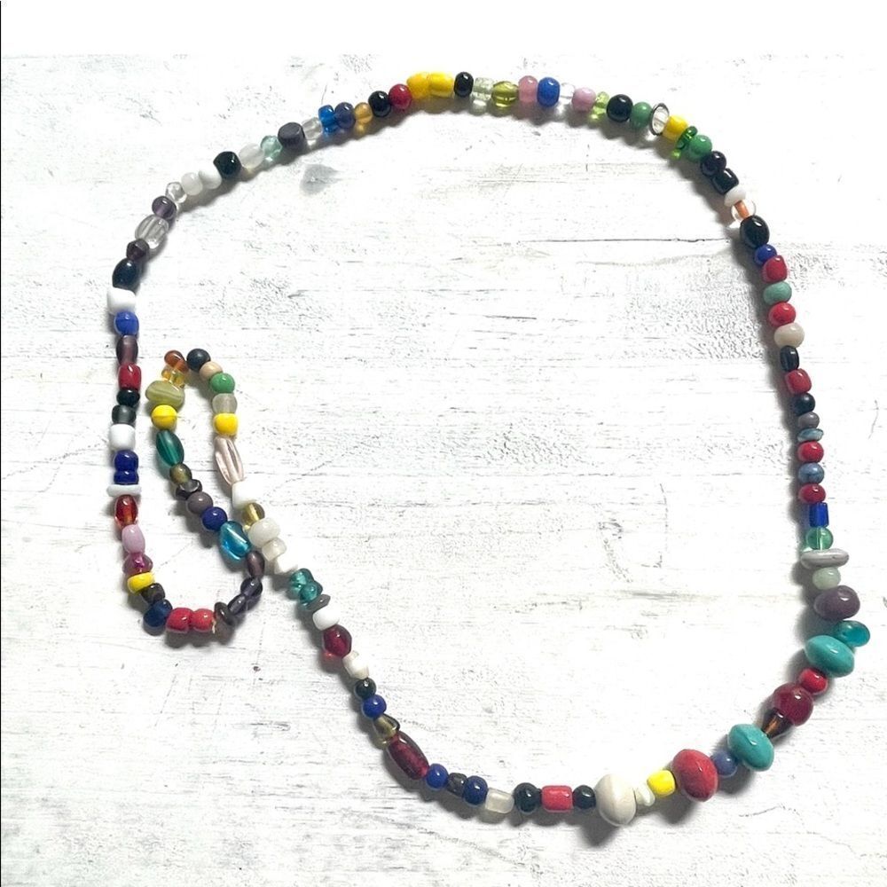 Colorful beaded necklace